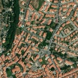 Vue satellite de Les portes du Canigou à Codalet