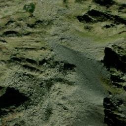 Vue satellite de Cabane pastorale de Rat à Auzat