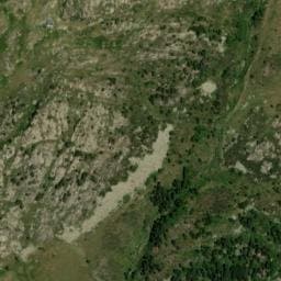 Vue satellite de Cabane pastorale de l'Orri Soula Couloumé à Mérens-les-Vals