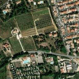 Vue satellite de CAMPING LE FLORIDA à Elne