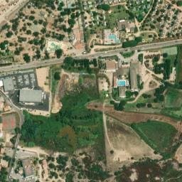 Vue satellite de A Marina à Algajola