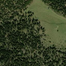 Vue satellite de Cabane pastorale de la jasse de Ganyades à Les Angles