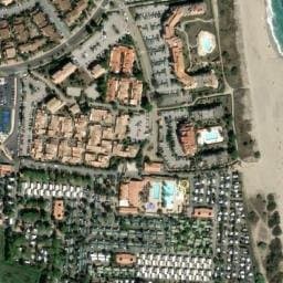 Vue satellite de Cala Gogo à Alénya