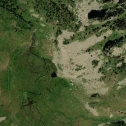 Vue satellite de Cabana de Siscaró à L'Hospitalet-près-l'Andorre