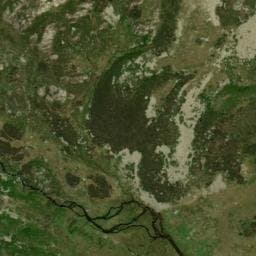 Vue satellite de Cabane de la Vésine à L'Hospitalet-près-l'Andorre