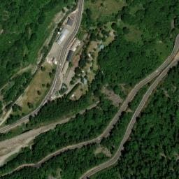 Vue satellite de La Porte des Cimes à Porté-Puymorens