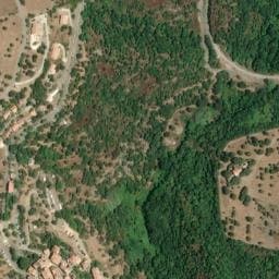 Vue satellite de Funtana Secca à Belgodère