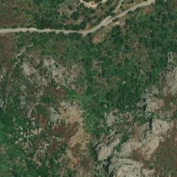 Vue satellite de Le Panoramic à Lavatoggio