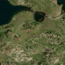 Vue satellite de Abri du Lac de Trebens à Angoustrine-Villeneuve-des-Escaldes