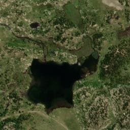 Vue satellite de Abri du Lac des Dugues à Angoustrine-Villeneuve-des-Escaldes
