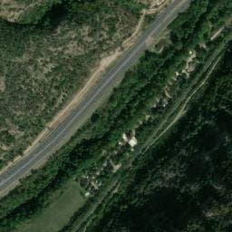 Vue satellite de Lastourg à Villefranche-de-Conflent