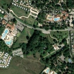 Vue satellite de Camping Les Galets à Saint-André