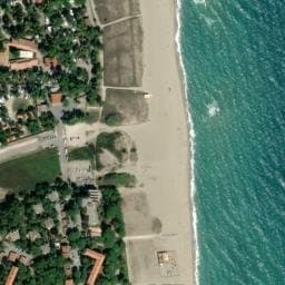 Vue satellite de CAMPING MUNICIPAL LE ROUSSILLONNAIS à Argelès-sur-Mer