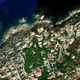 Vue satellite de Fontaine de Maggine à Calvi