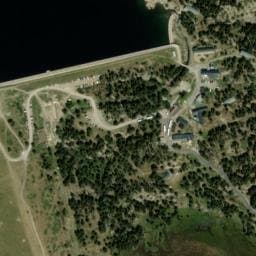 Vue satellite de Refuge d'hiver des Bouillouses à Les Angles