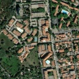 Vue satellite de CAMPING-VILLAGE LA CHAPELLE à Argelès-sur-Mer