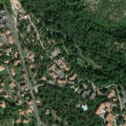Vue satellite de Aire de camping-car à Corneilla-de-Conflent à Corneilla-de-Conflent