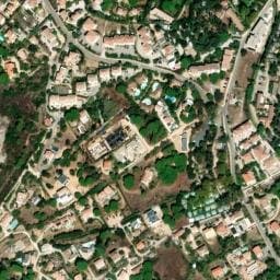 Vue satellite de La Cle des Champs à Montegrosso