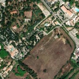 Vue satellite de Les Castors à Montegrosso