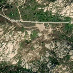 Vue satellite de Funtana d'Acqua à Calvi