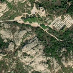 Vue satellite de Parking nuit — Calvi à Calvi