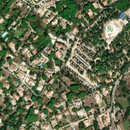 Vue satellite de Bella Vista à Montegrosso