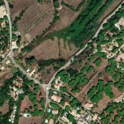 Vue satellite de Bella Vista à Calvi