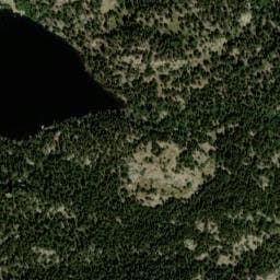 Vue satellite de Cabane de l'étang Nègre à Font-Romeu-Odeillo-Via