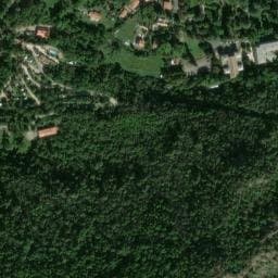 Vue satellite de Camping les Cerisiers à Vernet-les-Bains