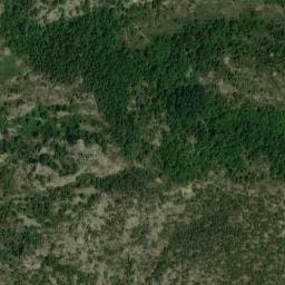 Vue satellite de Cabane Portella de Dalt à Vernet-les-Bains