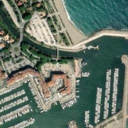 Vue satellite de Aire de camping-car à Argelès-sur-Mer (4) à Argelès-sur-Mer