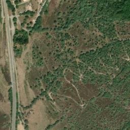 Vue satellite de Funtana di u Pratu à Pietralba
