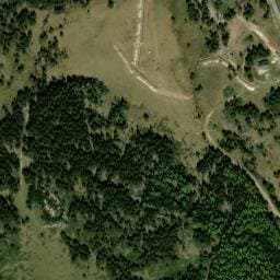 Vue satellite de Abri du stade de biathlon à Font-Romeu-Odeillo-Via