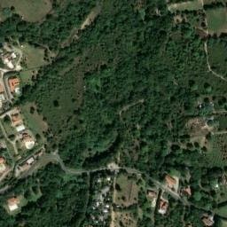 Vue satellite de CAMPING LAS PLANES à Villelongue-dels-Monts