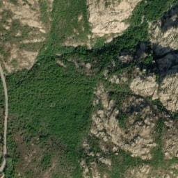 Vue satellite de Fontaine de Geneparetu à Calvi