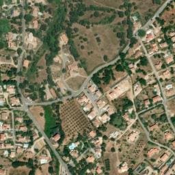 Vue satellite de Calenzana Camping/Gite d'étape à Montegrosso