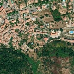 Vue satellite de Fontaine Sant'Antone à Moncale