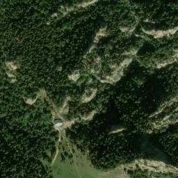Vue satellite de Refuge de Mariailles à Casteil