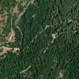 Vue satellite de Fontaine Maison Forestière de Tartagine à Mausoléo