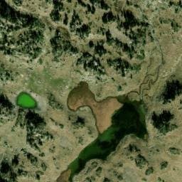 Vue satellite de Cabane Estany de la Bova à Porta