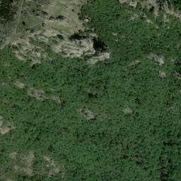 Vue satellite de Cabana de Sant Cristau à L'Albère