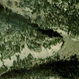 Vue satellite de Refuge Riu dels Orris à Porta