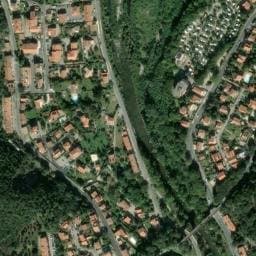 Vue satellite de Aire de Camping Car du camping Amélia à Reynès