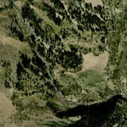 Vue satellite de Cabane de Tarter à Porta
