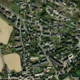 Vue satellite de CAMPING LES JARDINS D'ESTAVAR à Estavar
