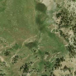 Vue satellite de Refuge Estanys de la Pera à Porta