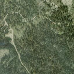 Vue satellite de Cabane forestière de Font de Pollineres à Porta