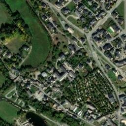Vue satellite de Camping Las Closas à Sainte-Léocadie