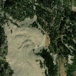 Vue satellite de Abri occidental Jaça de la Valleta à Planès