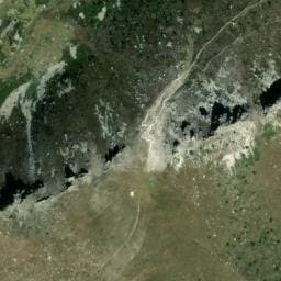 Vue satellite de Cabane de la Porteille de Rotja à Mantet